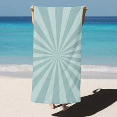 Customized Vintage Style Name Beach Towel Bath Towel Birthday Holiday Gift