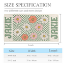 Personalized Vintage Beach Towel Name Custom Bath Towel