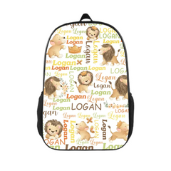 Customized Little Lion Schoolbag With Children’s Names, A Gift For The Beginning Of the School Season