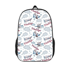 Customized Airplane Backpacks With Personalized Names, A Great School Season Gift For Kids