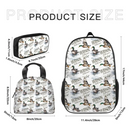 Customized Name Mallard Duck Backpack A Great Start To The School Season Gift For Kids - Joliny