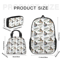 Customized Name Mallard Duck Backpack A Great Start To The School Season Gift For Kids - Joliny