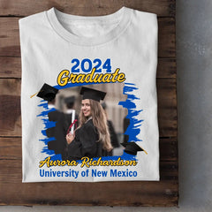 Custom Photo Graduation Celebration - Gift For Friends, Children - Personalized T Shirt