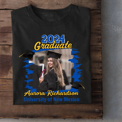 Custom Photo Graduation Celebration - Gift For Friends, Children - Personalized T Shirt