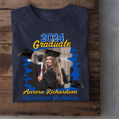 Custom Photo Graduation Celebration - Gift For Friends, Children - Personalized T Shirt