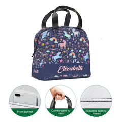 Clouds Raindrops Rainbows Stars Unicorns Name Customized Backpacks Children'S School Season Gifts