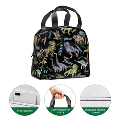 Personalized Dinosaur Lovers with Names Custom Backpacks - Opening Season Gifts for Kids