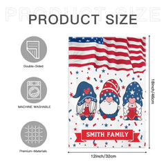 American Garden Flag 4th Of July Personalized Custom Garden Flag