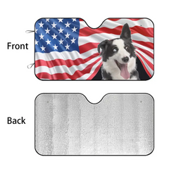 Custom Photo Dog & Cat Personalized Custom Auto Windshield Sunshade, Car Window Protector - Gift For Pet Owners, Pet Lovers