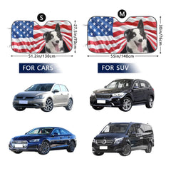 Custom Photo Dog & Cat Personalized Custom Auto Windshield Sunshade, Car Window Protector - Gift For Pet Owners, Pet Lovers