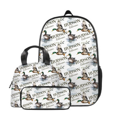 Customized Name Mallard Duck Backpack A Great Start To The School Season Gift For Kids