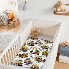 Free shipping✈️Construction Vehicle Truck Collection - Customized Children's Name Blanket