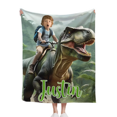 Free shipping✈️Dinosaur Series Name Photo Customized School Bag - A Gift For Your Child For The School Season!