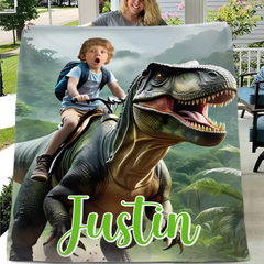 Free shipping✈️Dinosaur Series Name Photo Customized School Bag - A Gift For Your Child For The School Season!