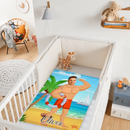 Muscle Body Face Custom Blanket, Mr. Bodybuilder Personalized Blanket - Joliny