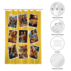 Custom Photo Shower Curtains Personalized Gifts for Your Family