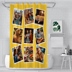 Custom Photo Shower Curtains Personalized Gifts for Your Family