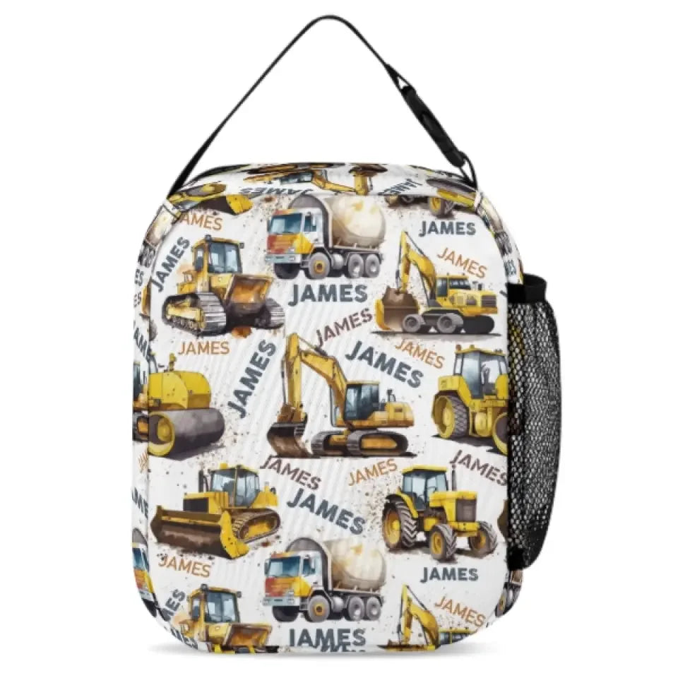 Name Customized Construction Truck Backpack, Opening Season Gift - Joliny