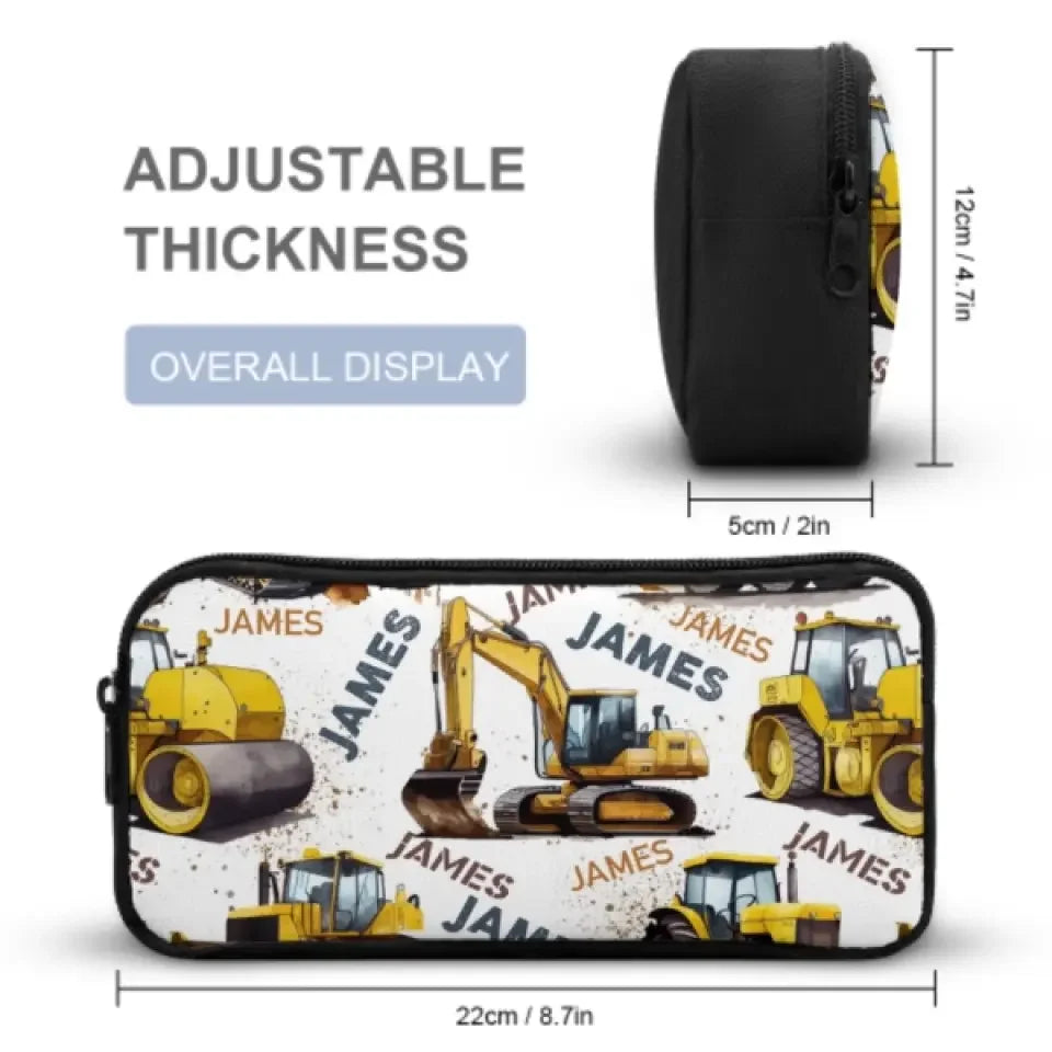 Name Customized Construction Truck Backpack, Opening Season Gift - Joliny