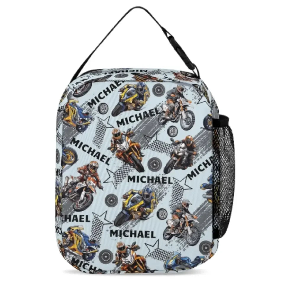 Name Customized Kids Backpacks Motocross Motorcycle Themed Backpacks - Joliny