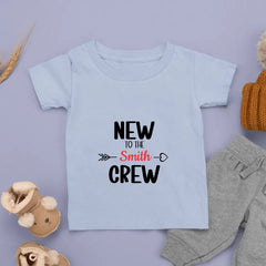 New To The Crew-Name Customized Children's T-Shirt