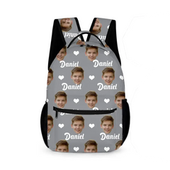 Customized Boys Backpacks Personalized with Face Prints