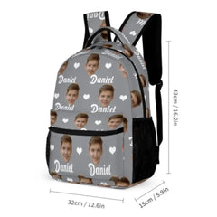 Customized Boys Backpacks Personalized with Face Prints