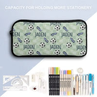 Customized Name Green Football Backpack School Season Kids Gift - Joliny