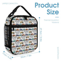 Cartoon Small Tractor Personalized Kids Backpack School Season Gift - Joliny