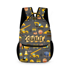 Personalized Backpack Gift for Boys, Custom Truck Name Backpack