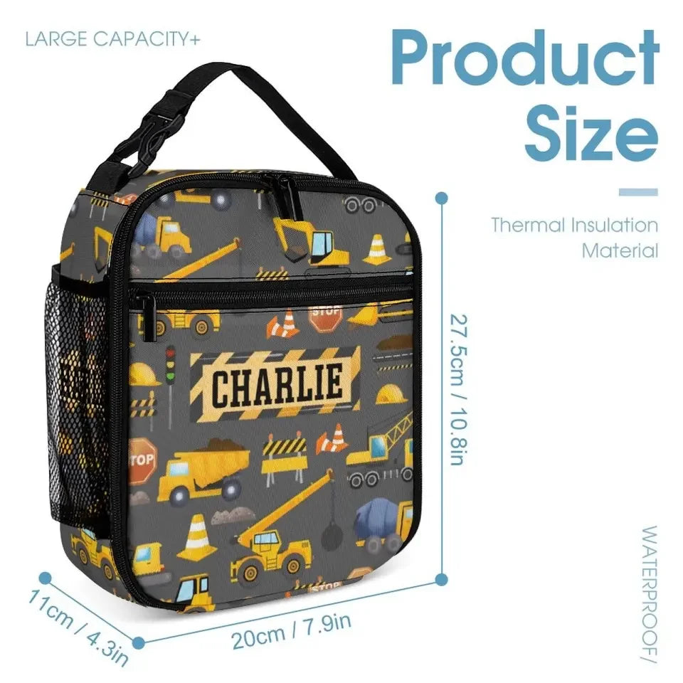 Personalized Backpack Gift for Boys, Custom Truck Name Backpack - Joliny