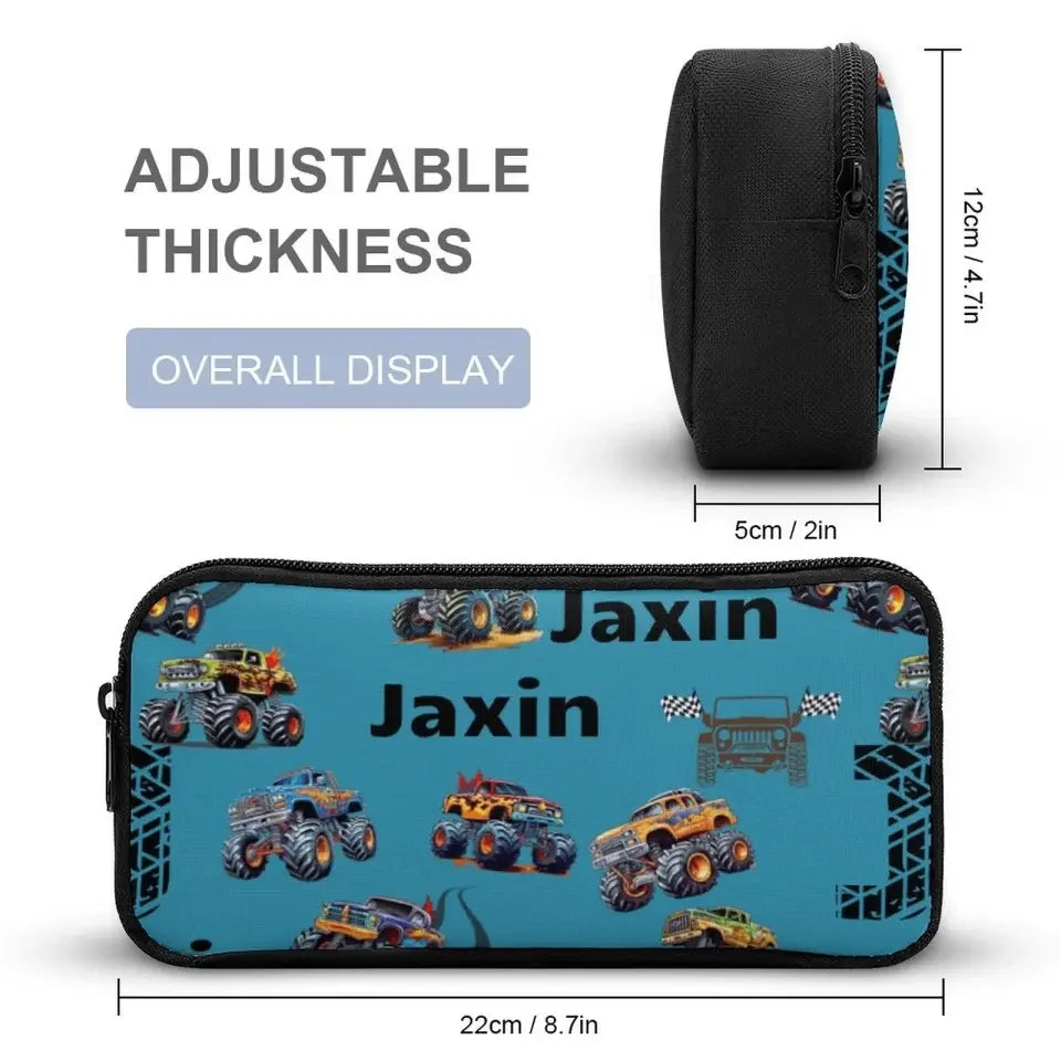 Personalized Monster Truck Child Name Backpack - Joliny