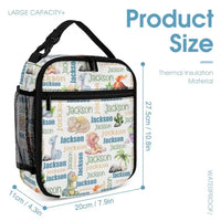 Personalized Dinosaur Name Pattern Backpack - Joliny