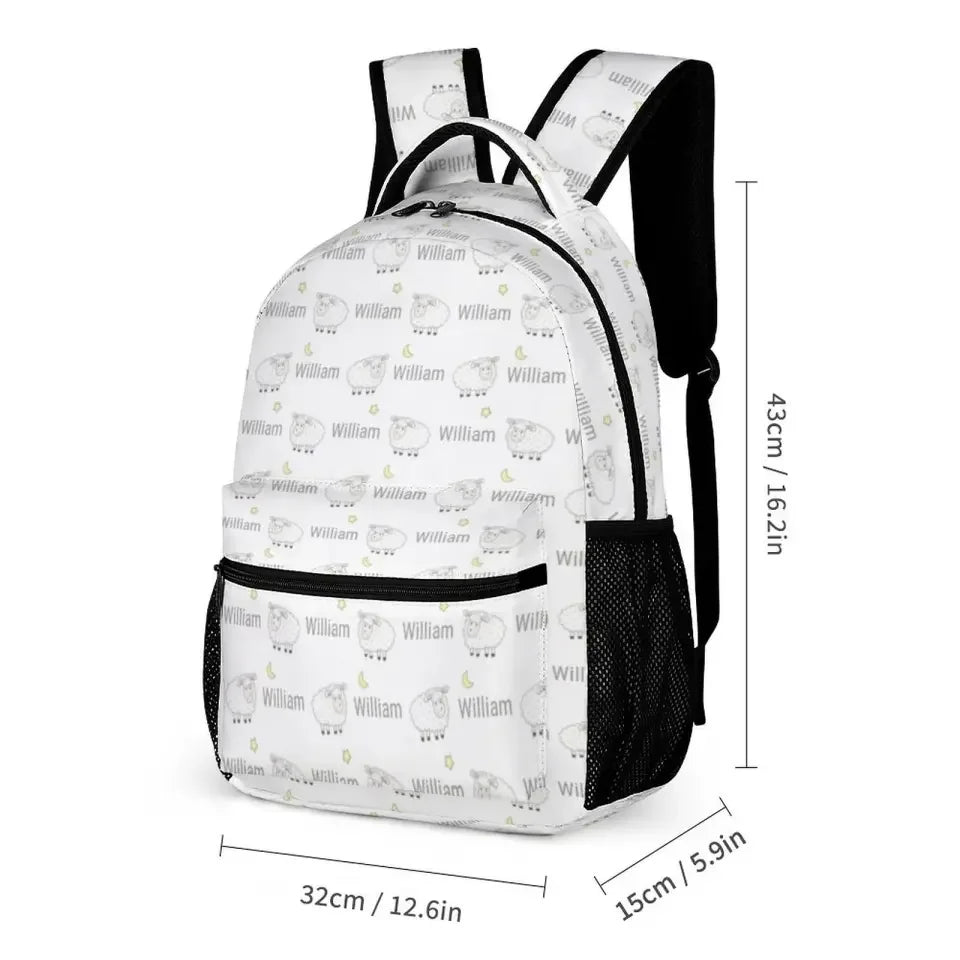 Customized Student Goodnight Lambs Backpack - Joliny