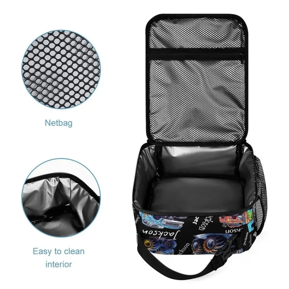 Personalized Monster Truck Backpack with Custom Name - Joliny