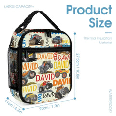 Truck Car Personalized Backpack