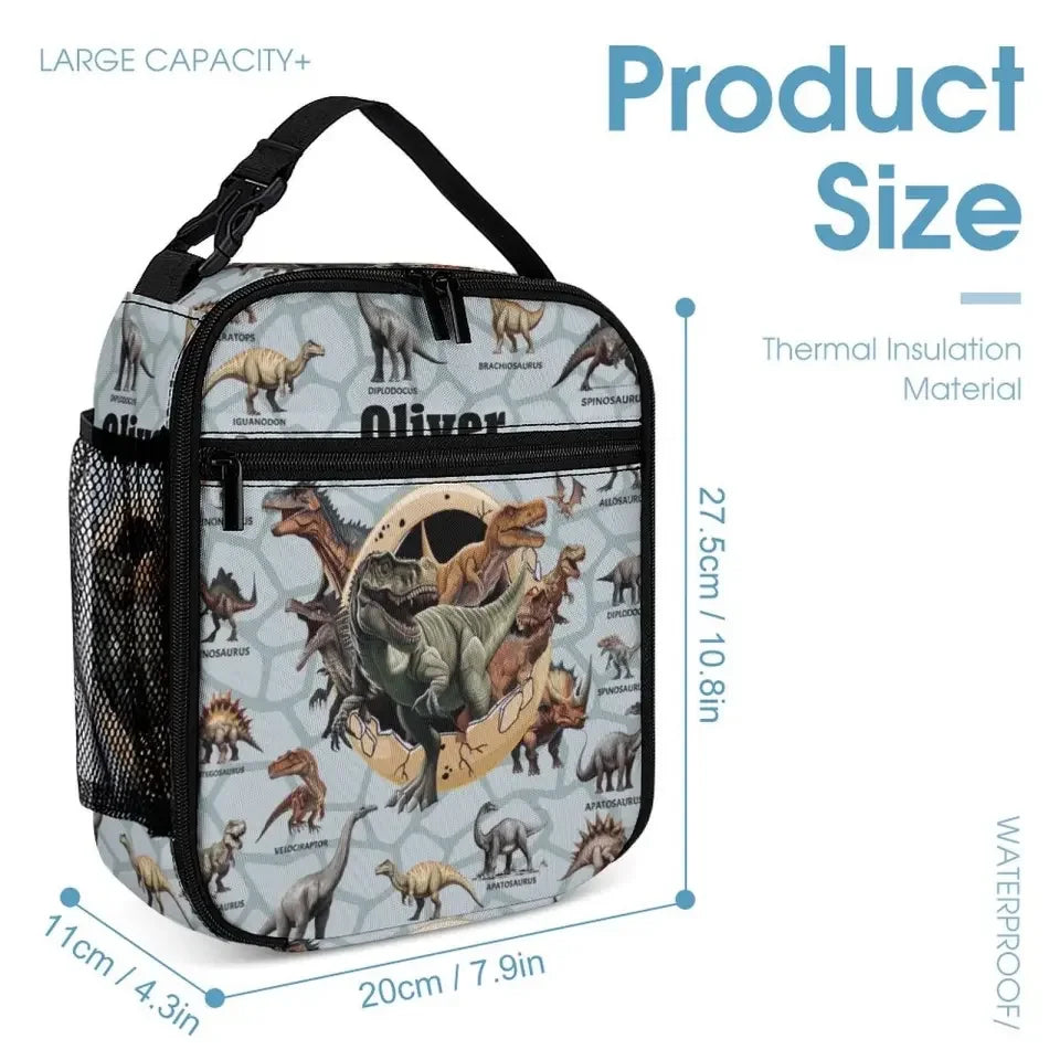 Personalized Custom Name Backpack - Dinosaur Theme - Joliny