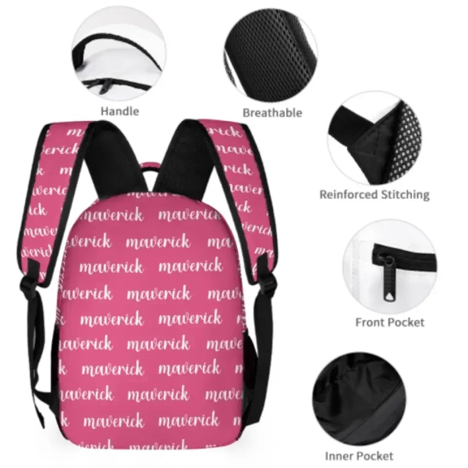 Full width name customized backpack - Joliny
