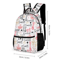 Custom Name Backpack, Personalized Girls Dance Backpack