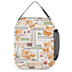 Custom Backpack with Name,Personalized Custom Baby Fox Backpack