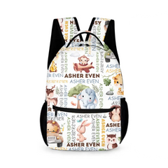 Custom Backpack with Name,Personalized Custom Baby Elephant Backpack