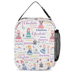 Personalized Custom Name Backpack for Girl - With Princess Castle Magic Wand