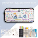 Personalized Custom Name Backpack for Girl - With Princess Castle Magic Wand - Joliny