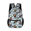 Name Customized Kids Backpacks Motocross Motorcycle Themed Backpacks - Joliny
