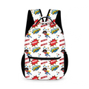 Personalized Custom Comic Book Boys Names - Superhero Child Name Backpacks - Joliny