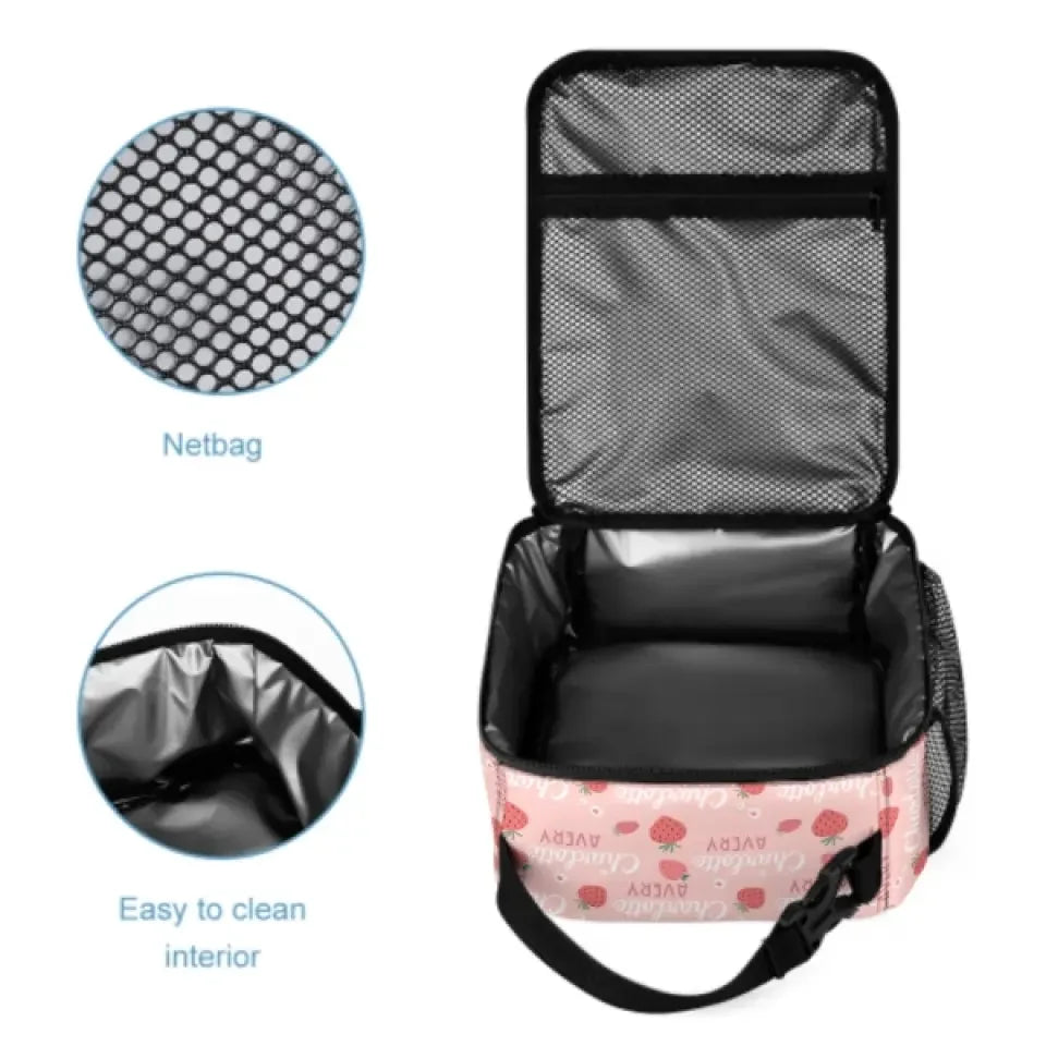 Customized Strawberry Name Backpack for Girls - Joliny