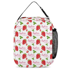 Customized Strawberry Name Backpack for Girls