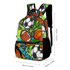 Cool Sports Game Name Customized Backpacks Sports Themed Backpacks