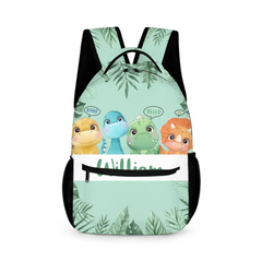 Personalized Custom Name Backpack, Baby Dinosaur Backpack for Kids