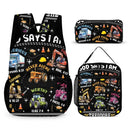 Truck Custom Name Backpack Personalized Text Gifts, God Says I Am Construction Bible Verse - Joliny